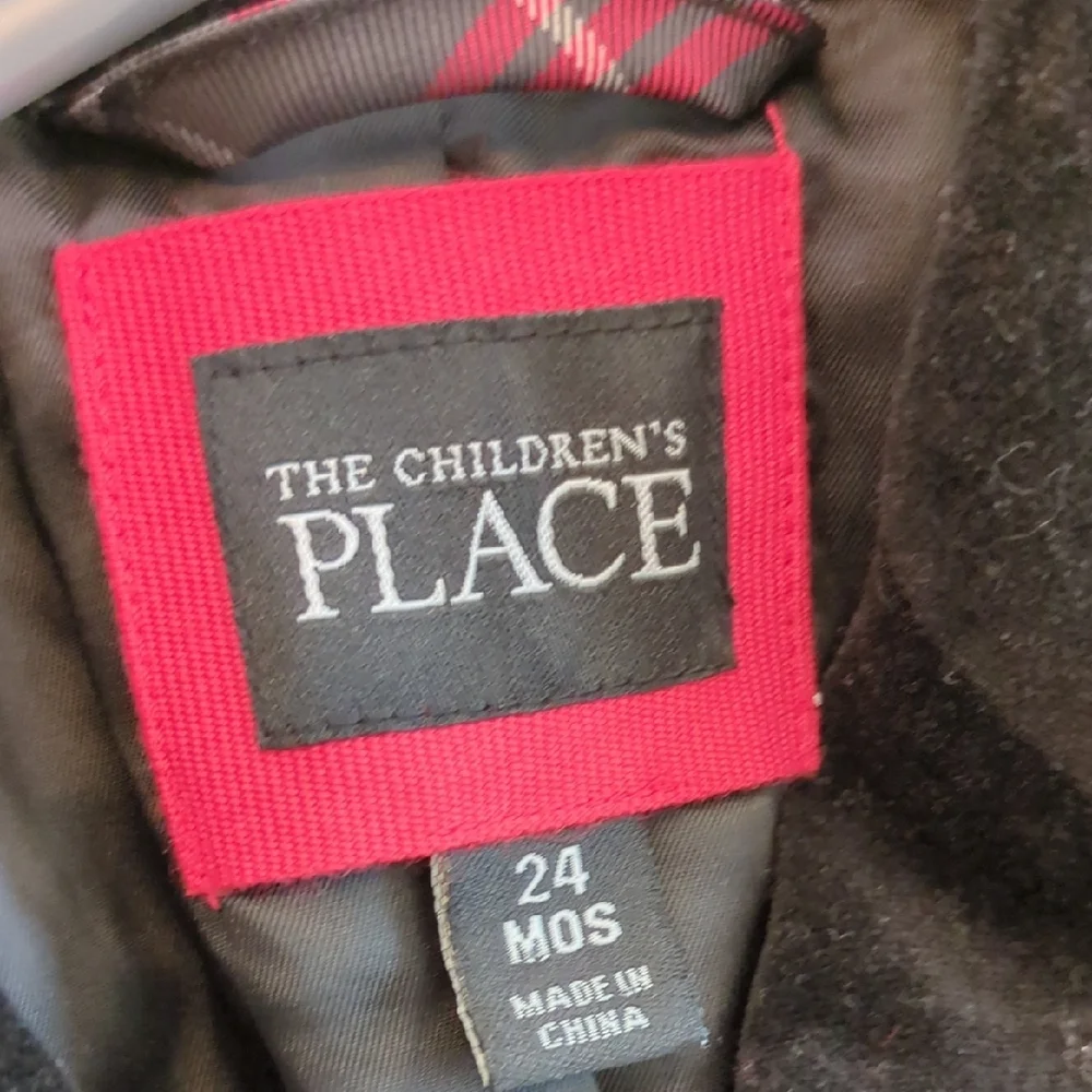 The Children's Place Classic Black Velvet Blazer for Kids